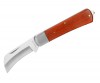 WORKPRO Нож  электрика 120х45х10мм с изогнутым лезвием, деревянная рукоятка